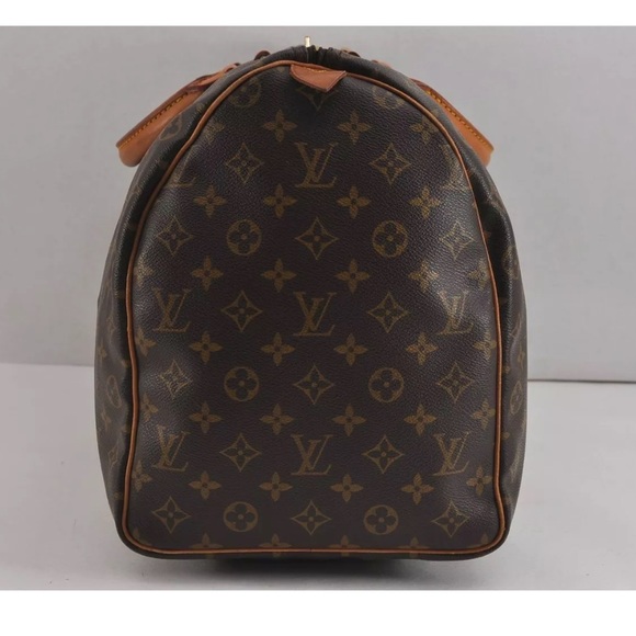 🔥Louis Vuitton Monogram Keepall 50 Boston Duffle Bag - Picture 10 of 16